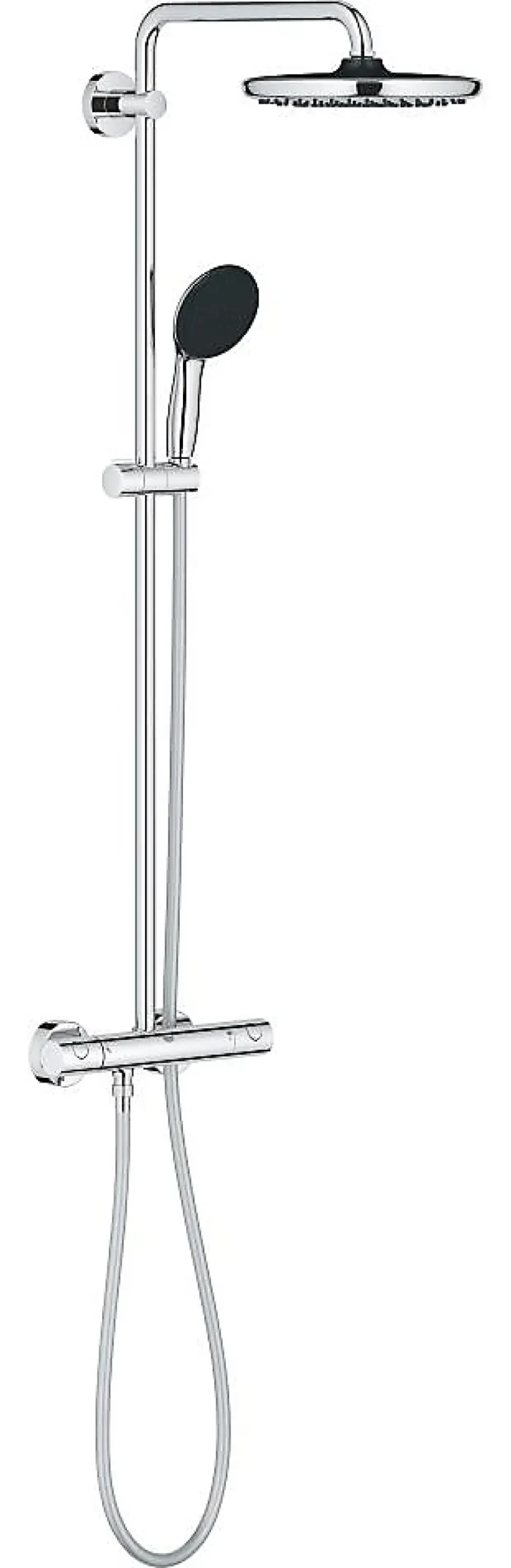 Colonne De Douche Thermostatique|Grohe Colonne de douche thermostatique chrome H.112 cm, Vitalio Start