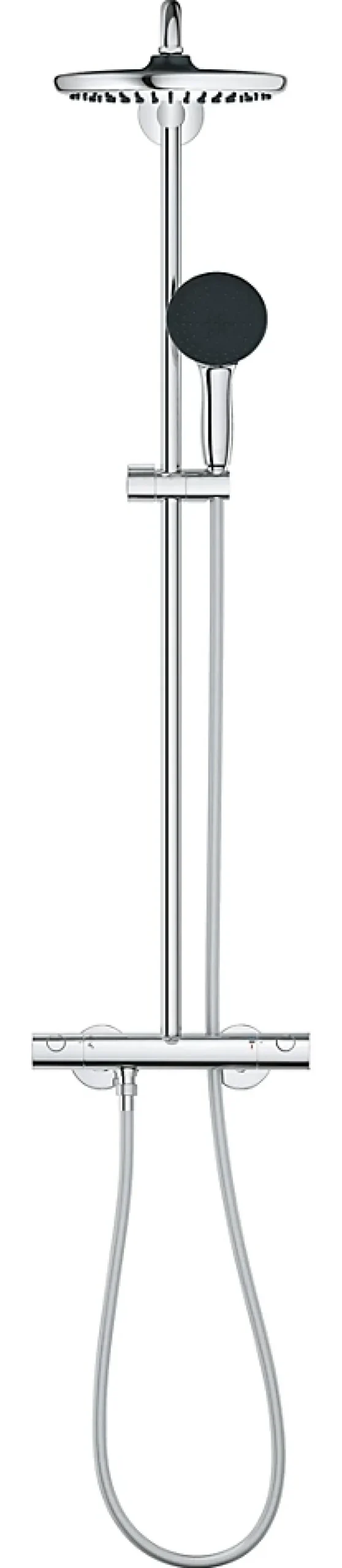 Colonne De Douche Thermostatique|Grohe Colonne de douche thermostatique chrome H.112 cm, Vitalio Start