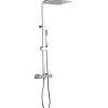 Valaz Colonne de douche thermostatique NILA 20 cm x 20 cm