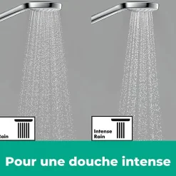 Colonne De Douche Hydromassante|Hansgrohe Colonne de douche thermostatique Vernis Blend 200 chromé