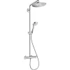 Colonne De Douche Hydromassante|Hansgrohe Colonne de douche thermostatique Croma Select S 280 EcoSmart chromé