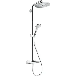 Colonne De Douche Hydromassante|Hansgrohe Colonne de douche thermostatique Croma Select S 280 EcoSmart chromé