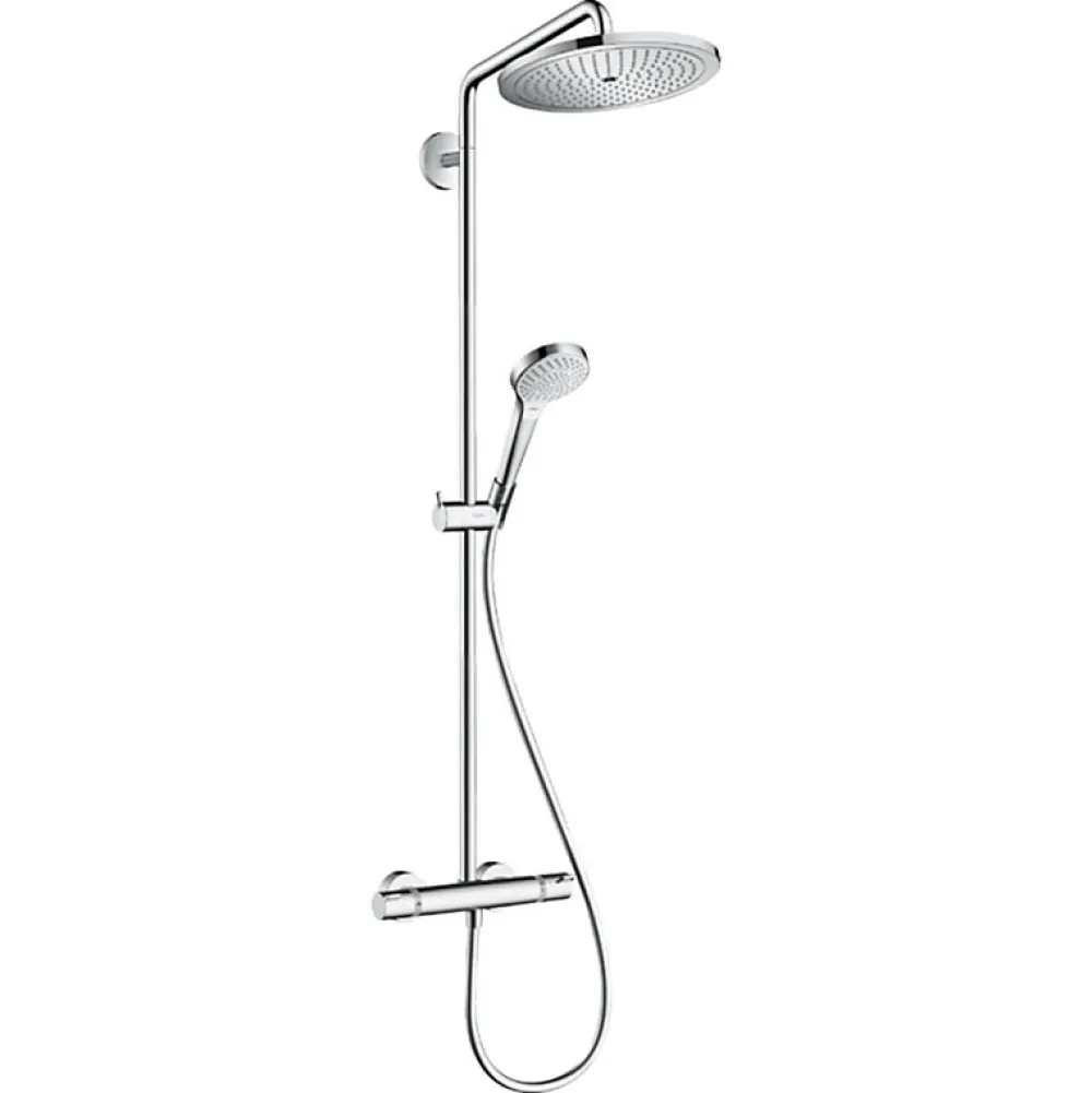 Colonne De Douche Hydromassante|Hansgrohe Colonne de douche thermostatique Croma Select S 280 EcoSmart chromé