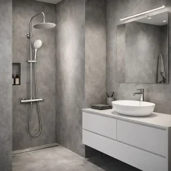 Colonne De Douche Thermostatique|Essebagno Colonne de douche thermostatique, chrome, Essegoia