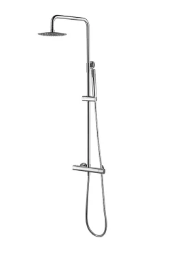Imex Colonne de douche thermostatique série MONZA - Or rose brossé