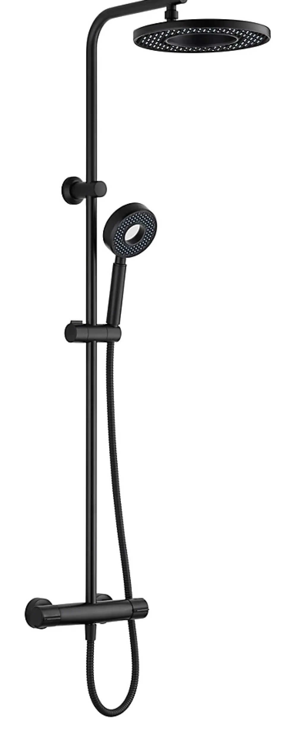 Colonne De Douche Thermostatique|Edouard Rousseau Colonne de douche thermostatique noire, Hoop