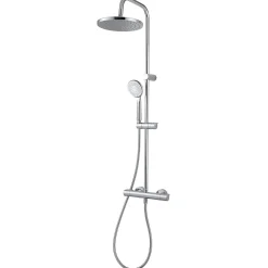 Colonne De Douche Thermostatique|GoodHome Colonne de douche thermostatique Cavally