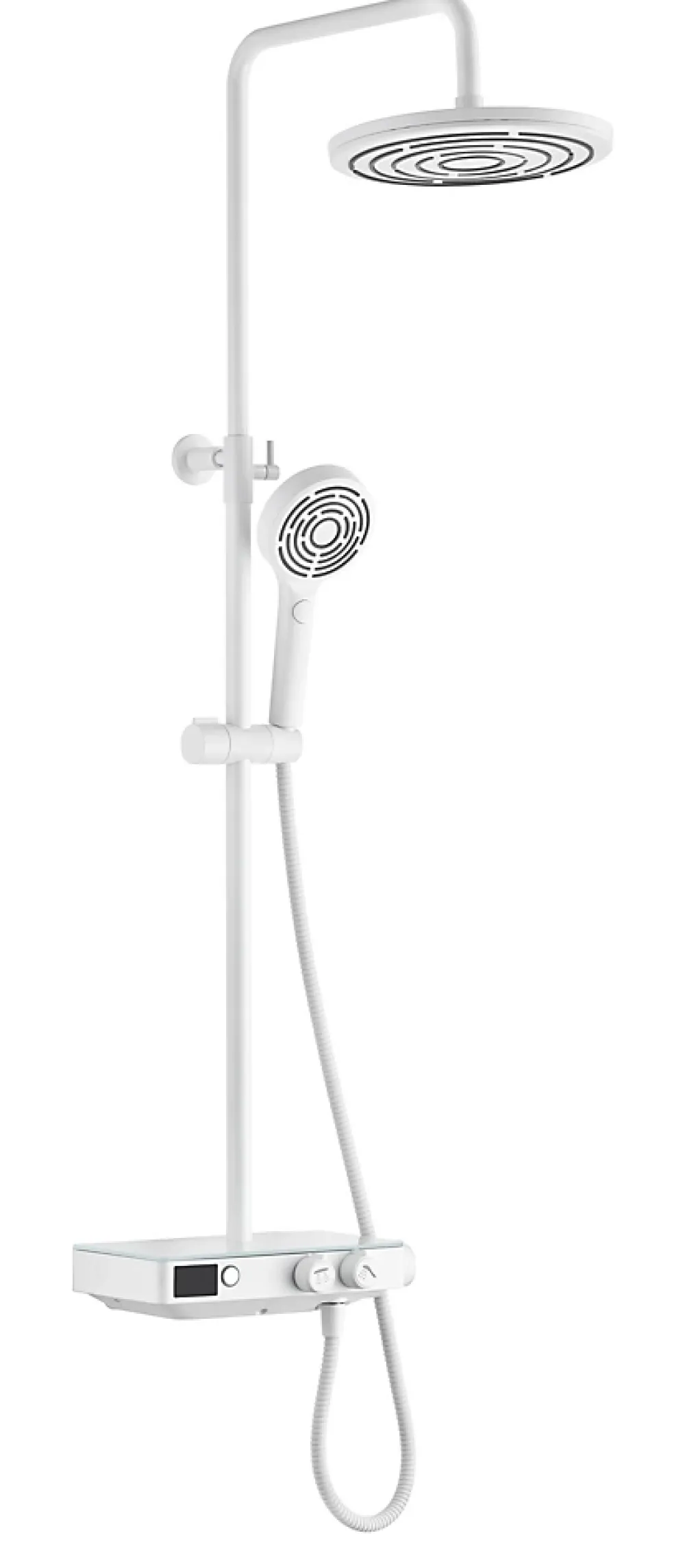 Colonne De Douche Thermostatique|Edouard Rousseau Colonne de douche thermostatique blanche, Ekogest
