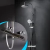 Am.Pm Europe Colonne de douche thermostatique, avec mitigeur thermostatique Système de douche avec robinet Chrome, F07XA400 X-Joy AM.PM