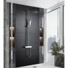 Colonne De Douche Encastrable|Imex Products Colonne de douche thermostatique acier et laiton chrome avec douchette extensible