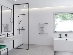 Hansgrohe Colonne de douche thermostatique noir Raindance Select S