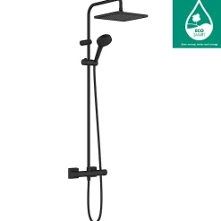 Colonne De Douche Thermostatique|Hansgrohe Colonne de douche thermostatique Vernis Shape 230 noir mat