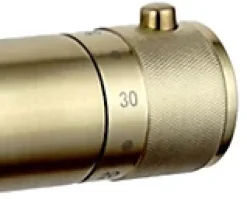 MTK Colonne de douche thermostatique dorée Elégance