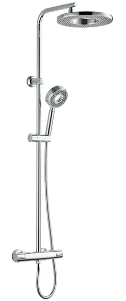 Colonne De Douche Thermostatique|Edouard Rousseau Colonne de douche thermostatique chrome, Hoop