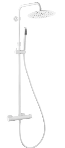 Colonne De Douche Thermostatique|Essebagno Colonne de douche thermostatique, blanc, Luisa 250
