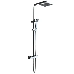 Colonne De Douche Thermostatique|Imex Colonne de Douche Thermostatique Anti-Calcaire Chrome VIGO BTV013
