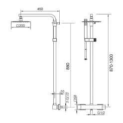 Colonne De Douche Thermostatique|Imex Colonne de Douche Thermostatique Anti-Calcaire Chrome VIGO BTV013