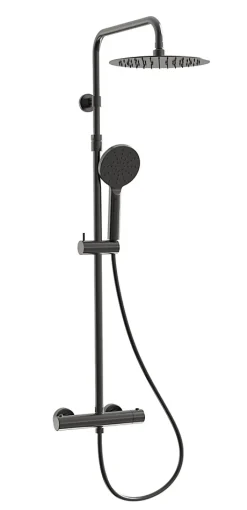 Colonne De Douche Thermostatique|Essebagno Colonne de douche thermostatique, gun metal, Luisa 250