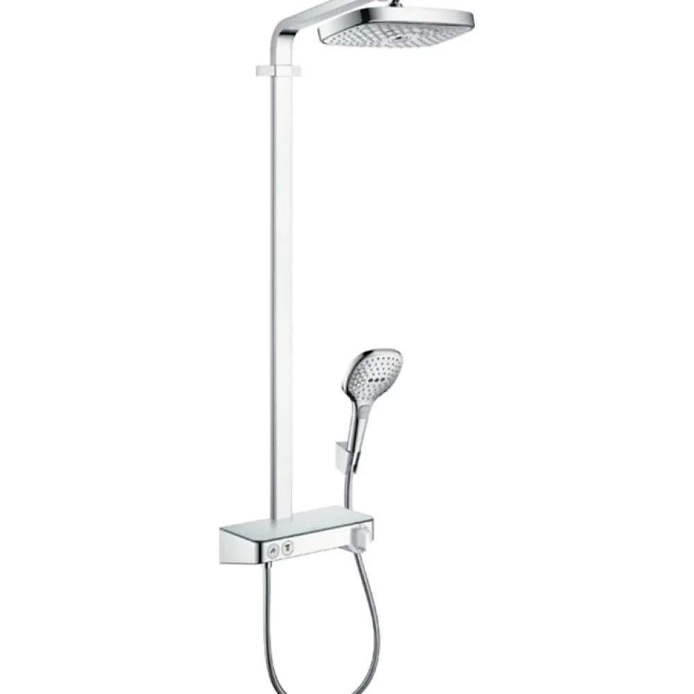 Colonne De Douche Hydromassante|Hansgrohe Colonne de douche thermostatique Raindance Select E 300 EcoSmart avec mitigeur 30 cm chromé