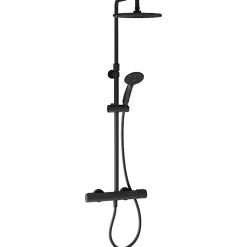 Jacob Delafon Colonne de douche thermostatique Juliette noir mat