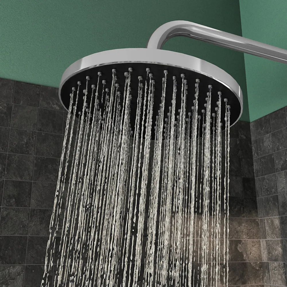 GoodHome Colonne de douche thermostatique chrome Maza