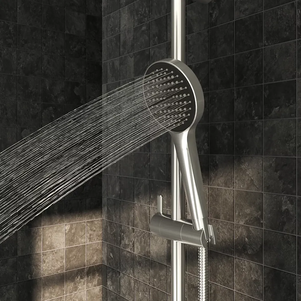 GoodHome Colonne de douche thermostatique chrome Maza