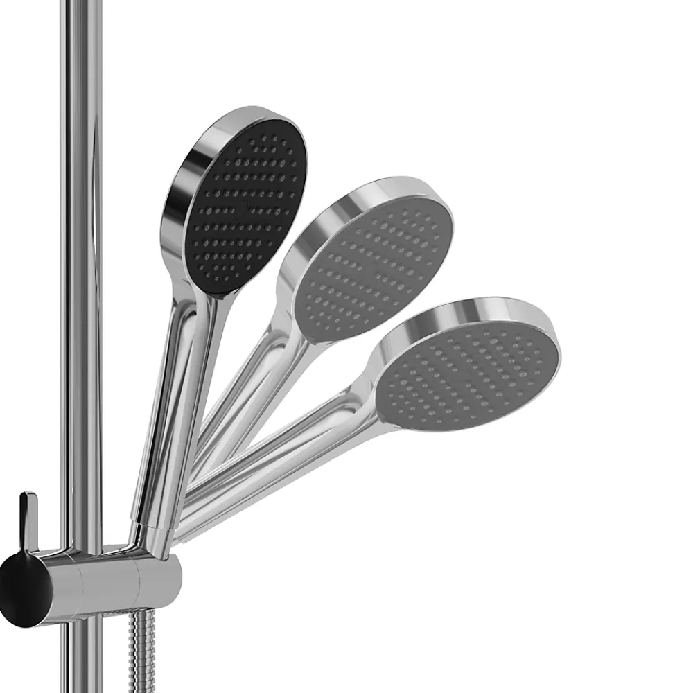 GoodHome Colonne de douche thermostatique chrome Maza