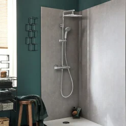 Jacob Delafon Colonne de douche thermostatique Colette 4 jets, Chrome