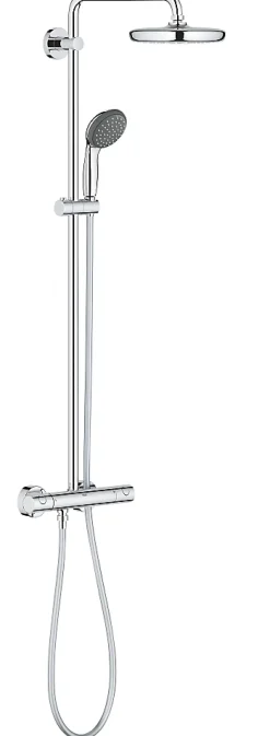 Colonne De Douche Thermostatique|Grohe Colonne de douche thermostatique chrome Vitalio Start 2