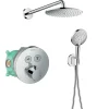 Colonne De Douche Encastrable|Hansgrohe Colonne de douche thermostatique encastrée ShowerSelect S chromé
