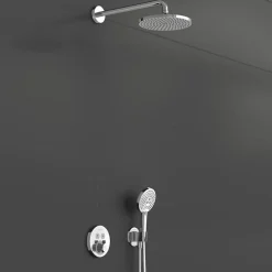 Colonne De Douche Encastrable|Hansgrohe Colonne de douche thermostatique encastrée ShowerSelect S chromé