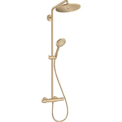 Colonne De Douche Thermostatique|Hansgrohe Colonne de douche thermostatique Croma Select S 280 bronze brossé