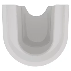 GoodHome Colonne de lavabo en céramique blanche blanche l.21 x H.70,3 x P.18,5 cm, Endell