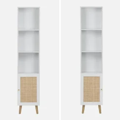 Colonne De Salle De Bains|Sweeek Colonne de rangement pour salle de bain. Bohème. L 35 x P 25 x H 167cm