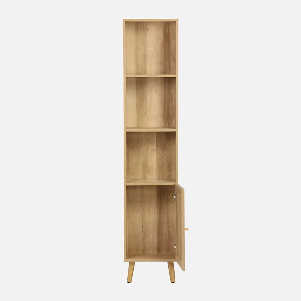 Sweeek Colonne de rangement pour salle de bain. Bohème. L 35 x P 25 x H 167cm