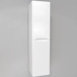 Colonne De Salle De Bains|Sanitaire Colonne de salle de bain LUNA 135cm Blanc Brillant