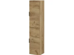 Colonne De Salle De Bains|T-Bath Colonne de salle de bain LYO 2 portes 140x30x27 cm chêne