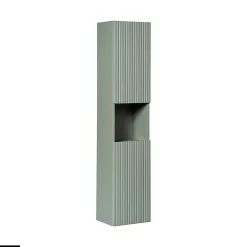 Armoire De Salle De Bains|Otitec Colonne de salle de bain - 30 x 140 cm - 2 portes - ROSEAU