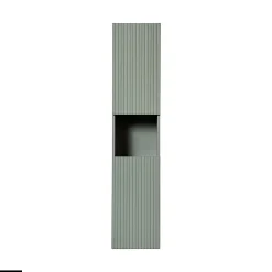 Armoire De Salle De Bains|Otitec Colonne de salle de bain - 30 x 140 cm - 2 portes - ROSEAU