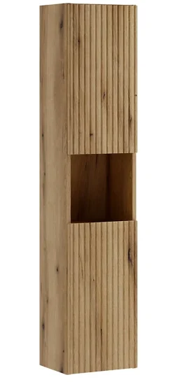 Colonne De Salle De Bains|Furnidea Colonne de salle de bain suspendue 30 x 140 cm NOVA chêne Coast Evoke