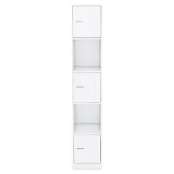 Colonne de salle de bain - Anne - Blanc - 180 x 33 x 30 cm
