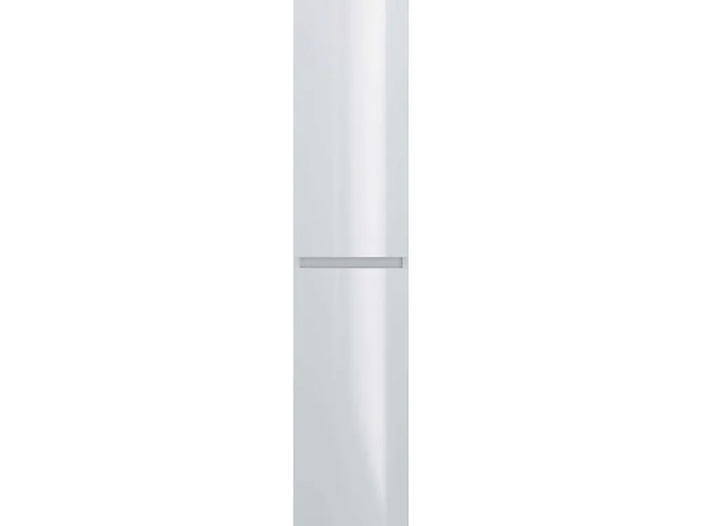 T-Bath Colonne de salle de bain NELI 2 portes 140x30x27 cm blanc