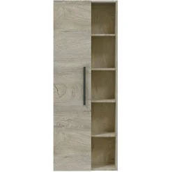 Vs Venta-Stock Colonne de salle de bain Alise 1 porte et 5 trous, couleur ciel d'Alaska