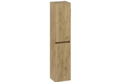 T-Bath Colonne de salle de bain CIMS 2 portes 140x30x27 cm chêne