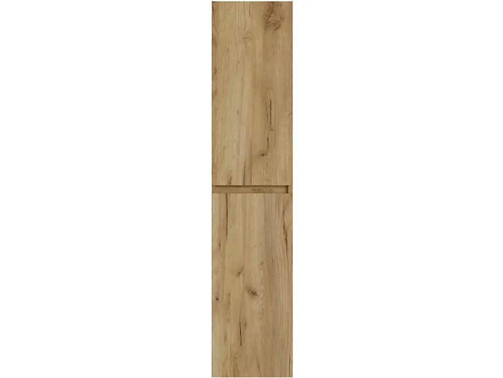 T-Bath Colonne de salle de bain CIMS 2 portes 140x30x27 cm chêne