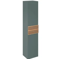 Colonne De Salle De Bains|Decotec Colonne de salle de bains à suspendre 2 portes ouverture droite l.35 x H.160 x P.31,2 cm vert toundra, Archi