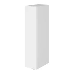 Colonne De Salle De Bains|Meuble De Salle De Bains Faible Profondeur|GoodHome Colonne de salle de bains suspendue faible largeur blanc brillant l.20 x H.90 x P.36 cm, Imandra