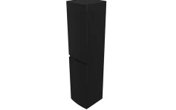 Colonne de salle de bains noir mat Vague 30 cm