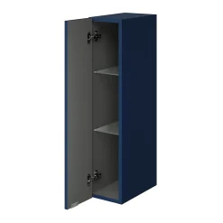 GoodHome Colonne de salle de bains suspendue faible largeur bleu nuit mat l.20 x H.90 x P.36 cm, Imandra