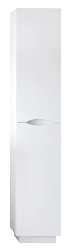 Colonne De Salle De Bains|Meuble De Salle De Bains Faible Profondeur|Ondee Colonne de salle de bains simple à poser H.180 x P. 30 x l.35 cm, blanc, Palermo